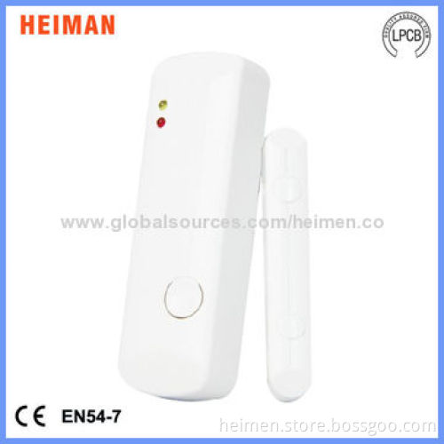 Wireless Magnetic Door Switch, Support Test and Emergency Button with 315 and 433MHz Selectable